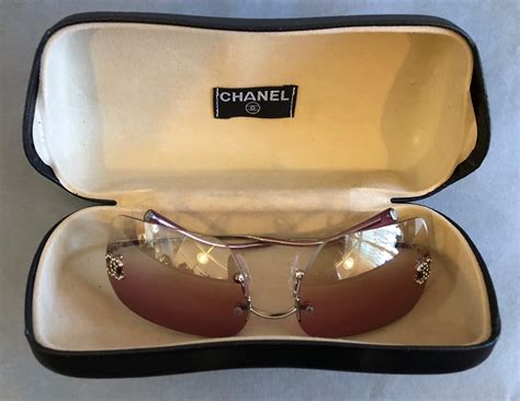 chanel men sunglasses rimless|chanel rimless sunglasses vintage.